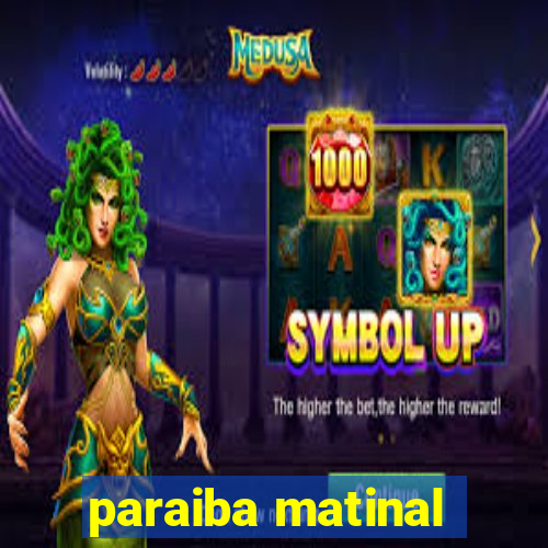 paraiba matinal